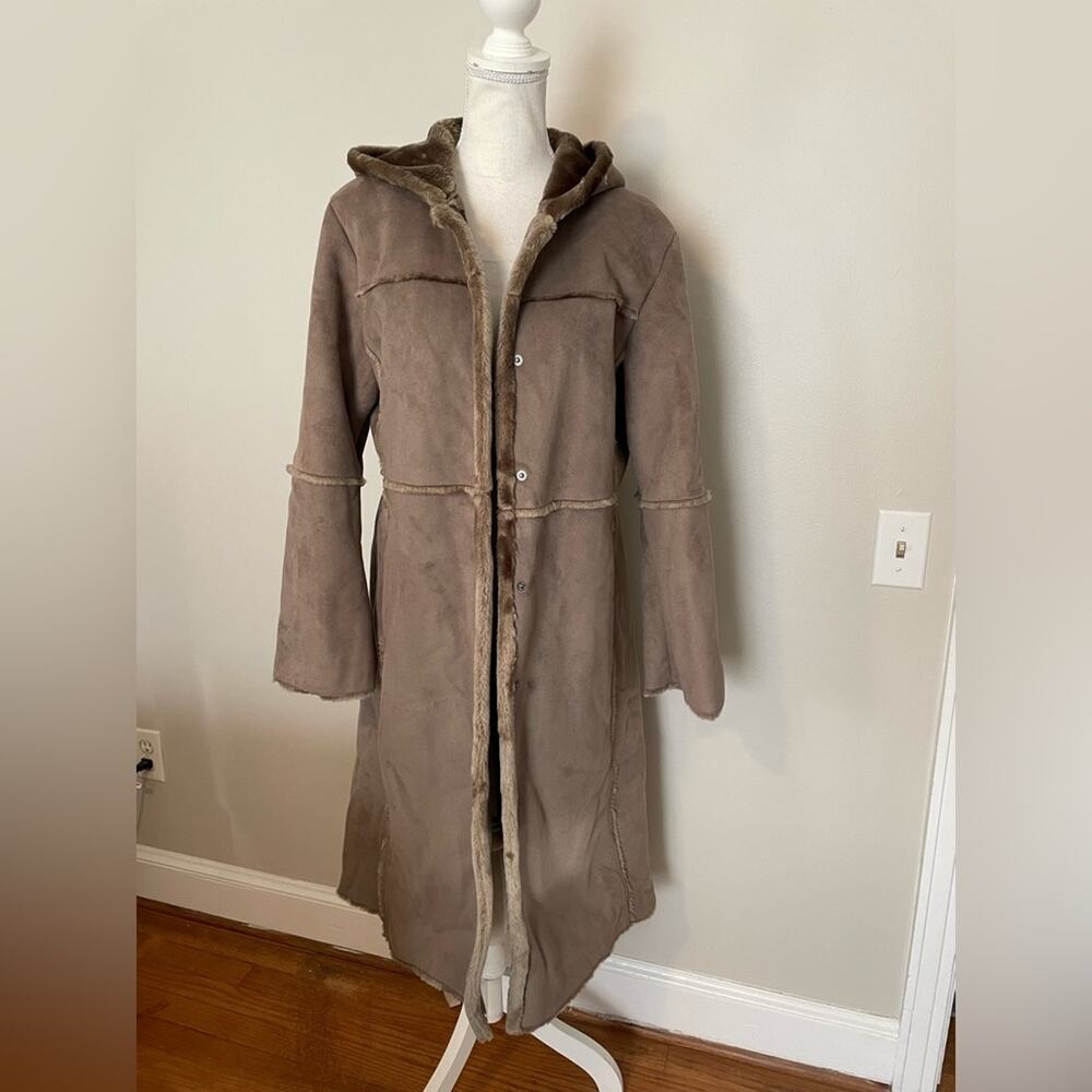 Jones New York Faux Fur Lined Coat